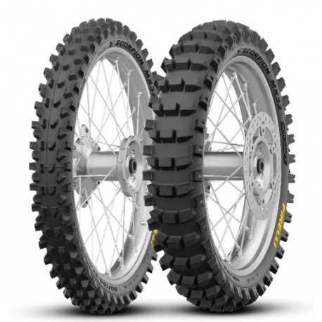 PIRELLI 110 90 C19 62M TT SCORPION MX32 MID SOFT NEW