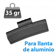 CONTRAPESAS ZINC CLIP PARA LLANTA DE ALUMINIO 35GR 50UND/CAJA