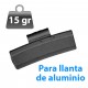 CONTRAPESA ZINC CLIP PARA LLANTA DE ALUMINIO 15GR 100UND/CAJA